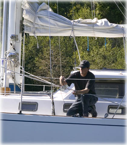 Inspecting the onboard hydrophone